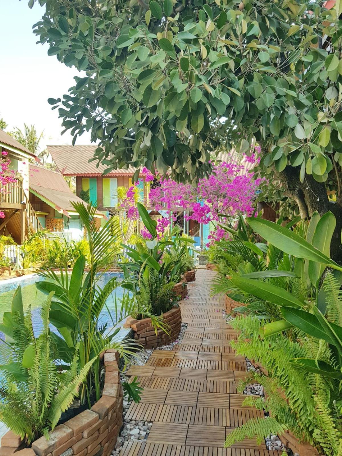 Bleu Verde, The Secret Garden - Turtle Point Beach Gili Trawangan Exterior foto